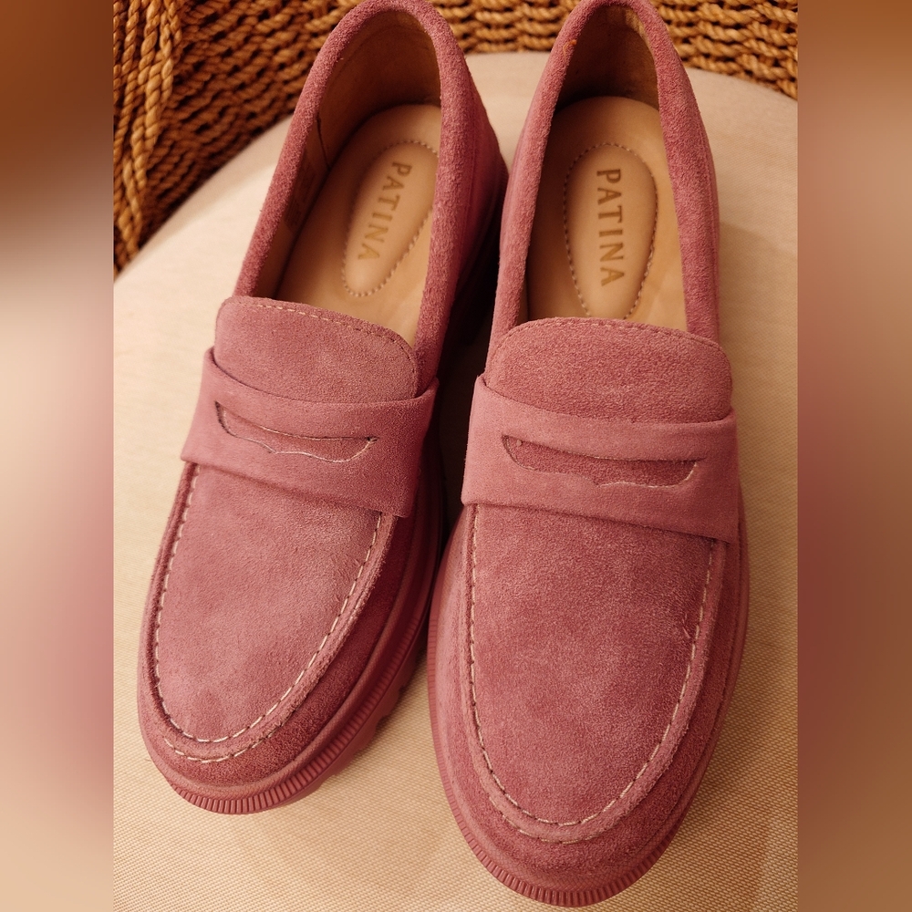 Chunky Suede Loafers
